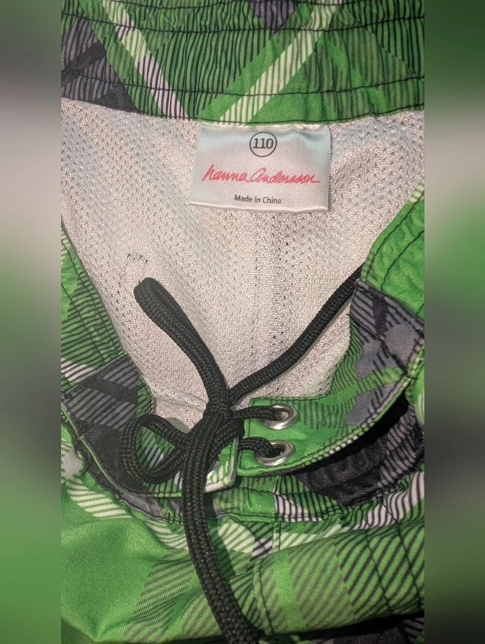 Hanna Andersson green plaid